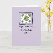 Carte des mères Green Bloom (Fleur jaune)