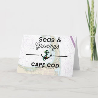 Carte des mers et des voeux - Cape Cod
