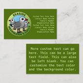 Carte des mouettes de Heermann fait sur commande (Devant / Derrière)