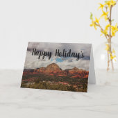Carte Des nuages comme ils roulent dans Sedona Happy Hol (Fleur jaune)