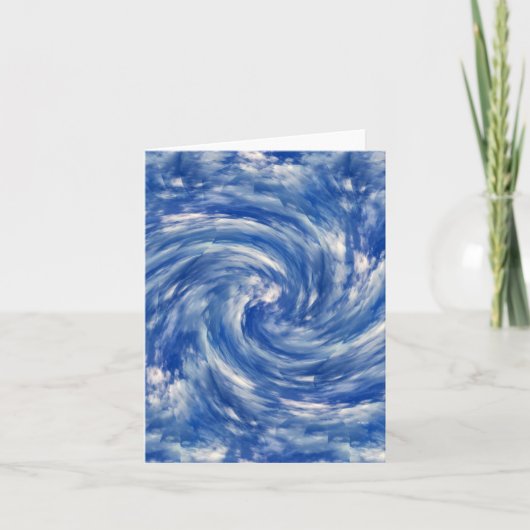 Carte Des nuages qui tourbillonnent...... (Devant)