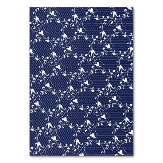 Carte des numéros de table du Mariage de monogramm (Dos)