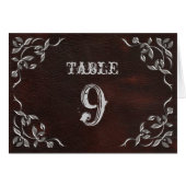 Carte des numéros de tableau des Mariages occident (Devant Horizontal)