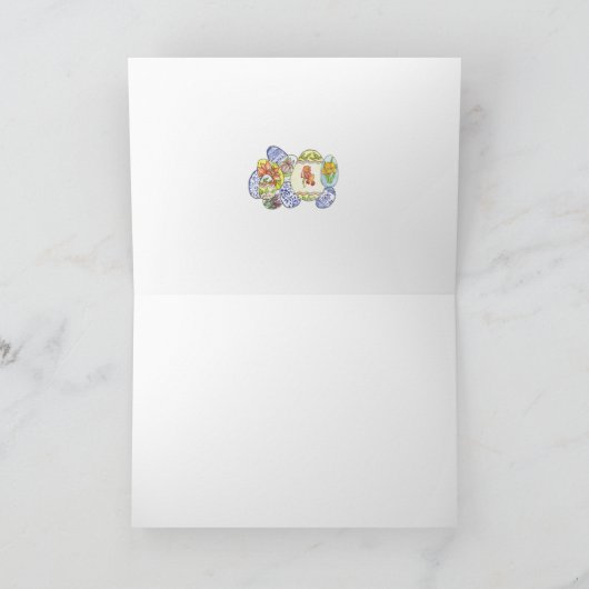 Carte des oeufs de Pâques (Intérieur)