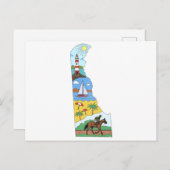 Carte Des Parcs Nationaux De La Plage Maritime Du  (Devant / Derrière)