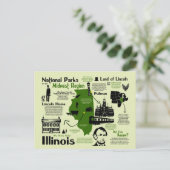 Carte des parcs nationaux de l'Illinois (Debout devant)