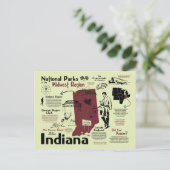 Carte des parcs nationaux de l'Indiana (Debout devant)