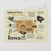 Carte des parcs nationaux de l'Iowa (Devant)