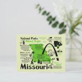 Carte des parcs nationaux du Missouri (Debout devant)