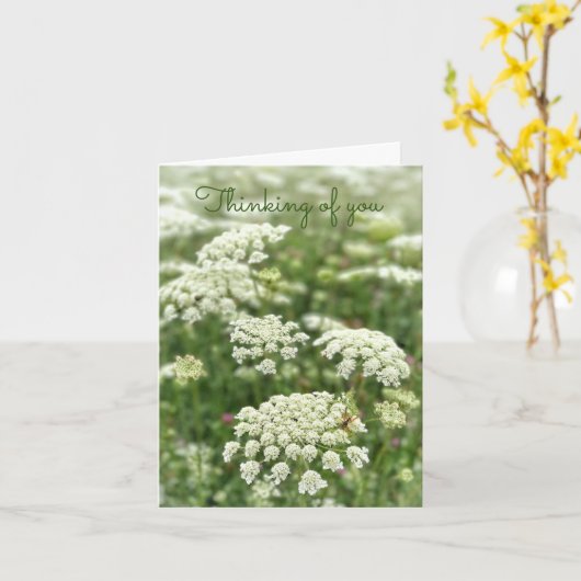 Carte des pensées sincères (Fleur jaune)