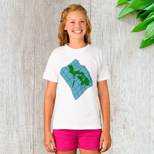 Carte des Philippines T-Shirt Filles