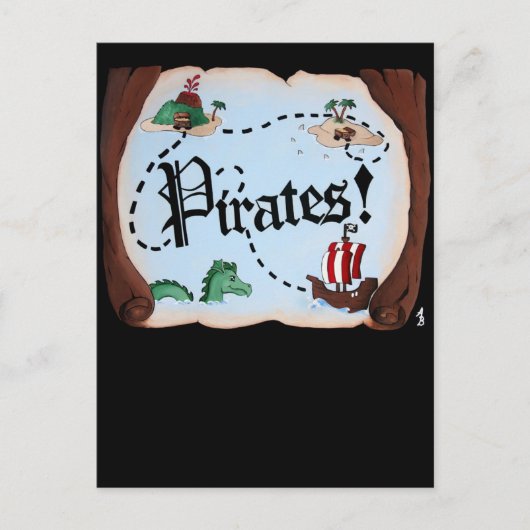 Carte des pirates (Devant)