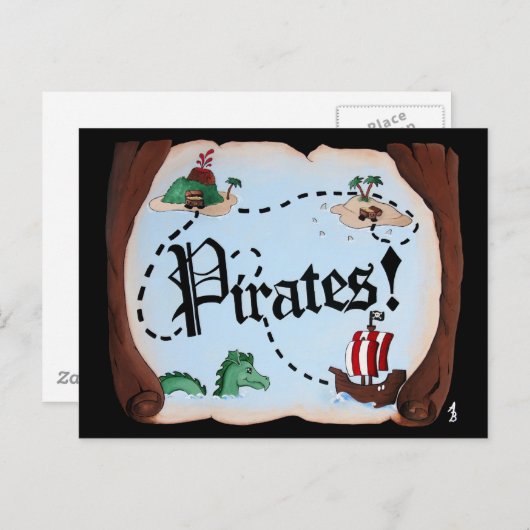 Carte des pirates (Devant / Derrière)