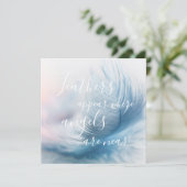 Carte Des Plumes Apparaissent Là Où Les Anges Sont Près  (Debout devant)