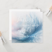 Carte Des Plumes Apparaissent Là Où Les Anges Sont Près  (Devant/Arrière en situation)