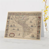Carte des premiers continents américains, Art hist (Fleur jaune)