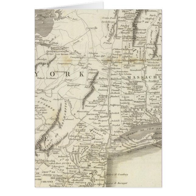 Carte des provinces des États-Unis (Devant)