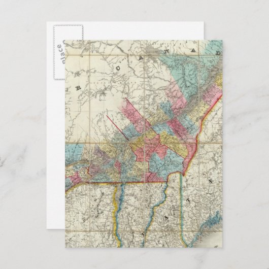 Carte Des Provinces Du Canada (Devant / Derrière)