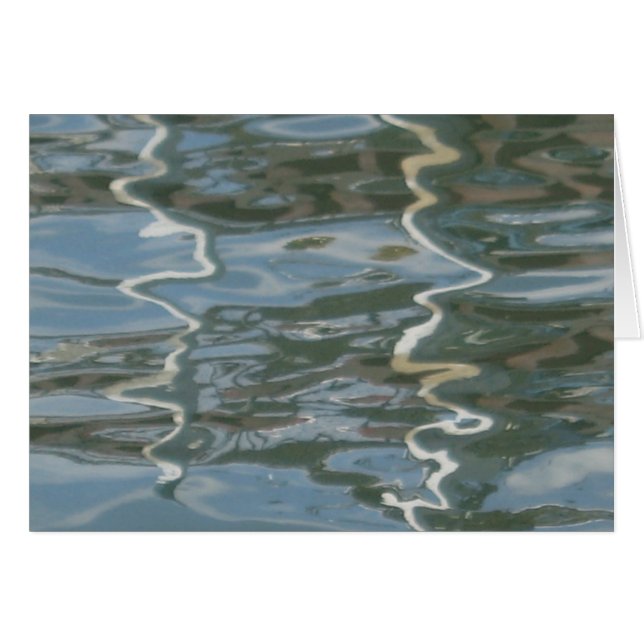 "Carte des réflexions d'une eau" - (Devant Horizontal)