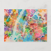 Carte des rues de New York (Devant)