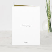 Carte des services et cloches de l'église Christma (Dos)