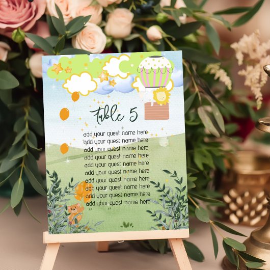 Carte des sièges L'aventure commence Neutre Genre