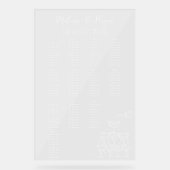 Carte des sièges Mariages de la tour Champagne des (Recto)