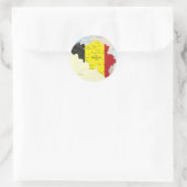 Carte Des Stickers De Belgique (Sac)