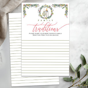 Carte des traditions familiales de Joyeux Petit Ba