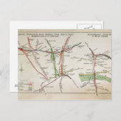 Carte des transports de Londres, vers 1915 (Devant / Derrière)