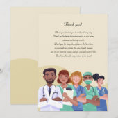 Carte des travailleurs de la santé du Merci (Devant / Derrière)