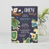 Carte des trésors de l'anniversaire du pirate (Debout devant)