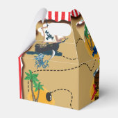 Carte des trésors de pirates Ballotins de fête d'a (Verso)