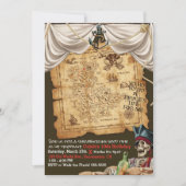 Carte des trésors de pirates sous la mer Anniversa (Devant)