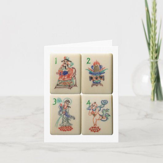 Carte des tuiles de fleurs (Devant)