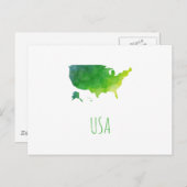 Carte des USA (Devant / Derrière)