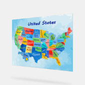 Carte des USA (Angle)