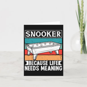 Carte Des Vêtements De Snooker Pour Les Hommes Parce Que