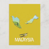 Carte des voyages en Malaisie (Devant)