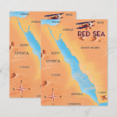 Carte des voyages en mer Rouge (Devant / Derrière)