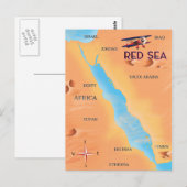 Carte des voyages en mer Rouge (Devant / Derrière)