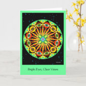 Carte Des yeux clairs, une vision claire (Fleur jaune)