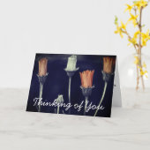 Carte Desaturated African Spring Daisy Photo personnalis (Fleur jaune)