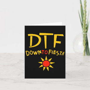 Carte Descendre À Fiesta Dtf Chemise Cinco De Mayo Idée