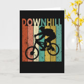 Carte Descente VTT Retro Sunset Funny Cadeau (Fleur jaune)