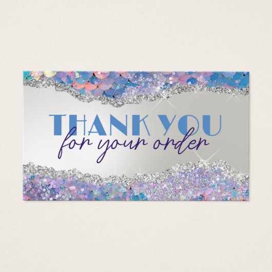 Carte d'escompte de séquence de parties scintillan (Devant)