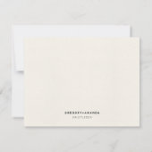 Carte d'Escort Feuille en or peint à la main (Dos)