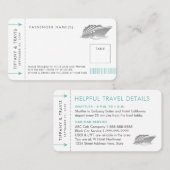 Carte d'escorte de la place de l'embarquement de c (Devant / Derrière)