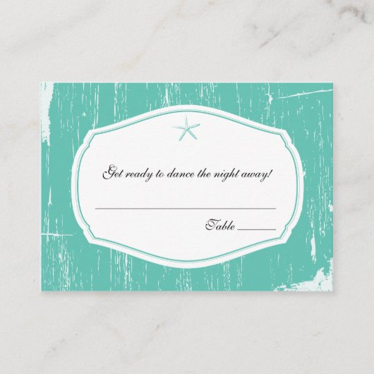 Carte d'escorte/de siège Mariage de poisson d'Amér (Devant)