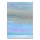 Carte d'escorte mariage à l'aquarelle Hydrangeas (Dos)